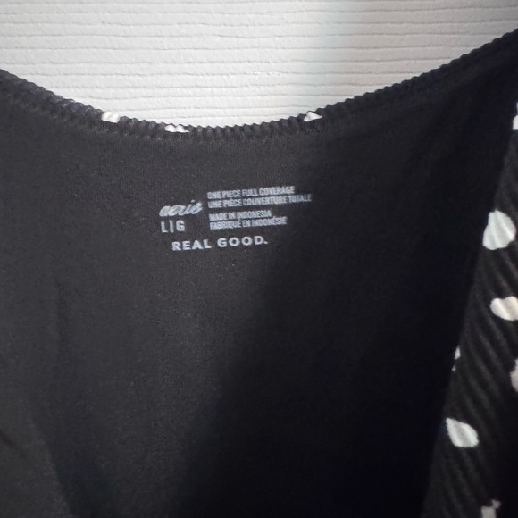 Aerie Ribbed Wrap One Piece Swimsuit - Picture 8 of 9